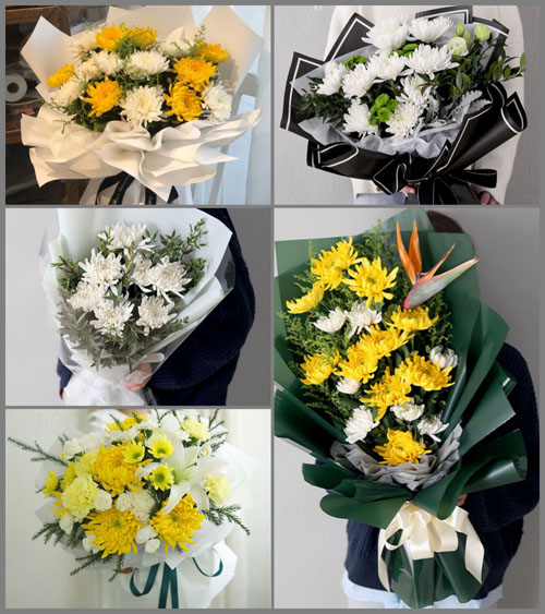 安徽亳州市蒙城县板桥集镇陶袁村白事花束代送